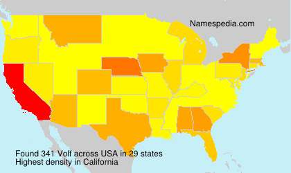 Surname Volf in USA Surname Volf in USA