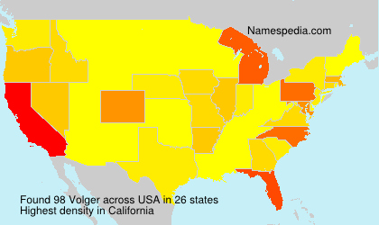 Surname Volger in USA Surname Volger in USA