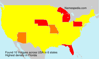 Surname Volgyes in USA Surname Volgyes in USA