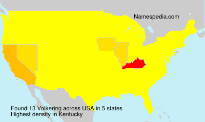 Surname Volkering in USA Surname Volkering in USA
