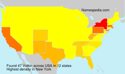 Surname Volkin in USA Surname Volkin in USA