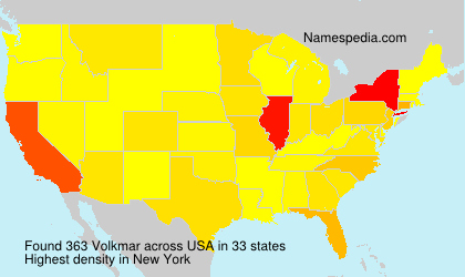 Surname Volkmar in USA Surname Volkmar in USA