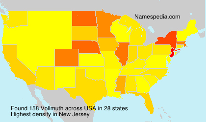 Surname Vollmuth in USA Surname Vollmuth in USA