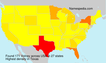 Surname Volney in USA Surname Volney in USA