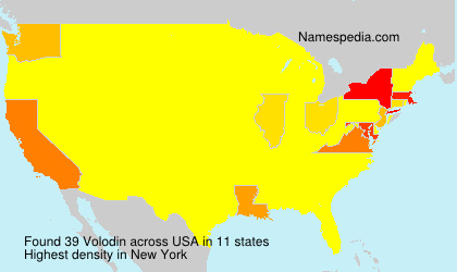 Surname Volodin in USA Surname Volodin in USA