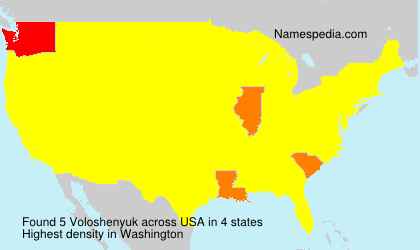 Surname Voloshenyuk in USA Surname Voloshenyuk in USA