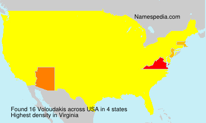 Surname Voloudakis in USA Surname Voloudakis in USA