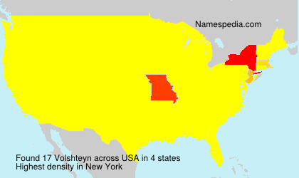 Surname Volshteyn in USA Surname Volshteyn in USA