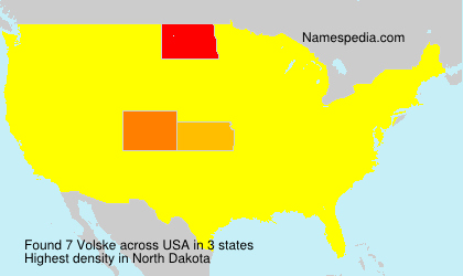 Surname Volske in USA Surname Volske in USA