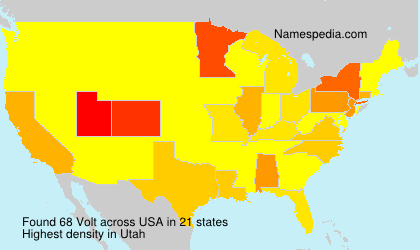 Surname Volt in USA Surname Volt in USA