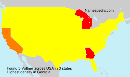 Surname Voltner in USA Surname Voltner in USA