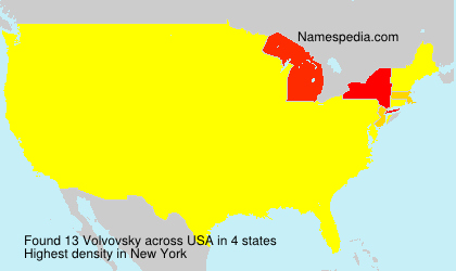 Surname Volvovsky in USA Surname Volvovsky in USA