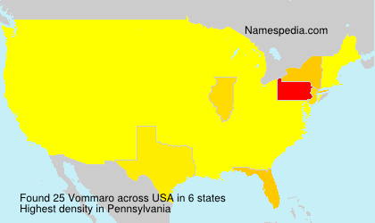 Surname Vommaro in USA