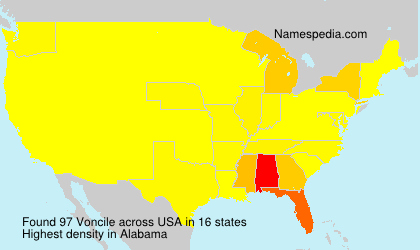 Surname Voncile in USA Surname Voncile in USA