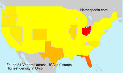 Surname Vondrell in USA Surname Vondrell in USA