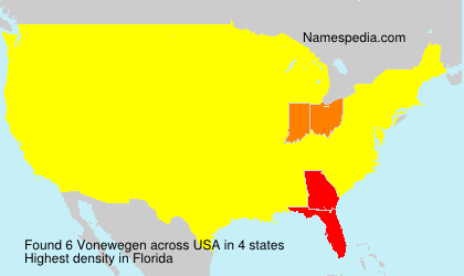 Surname Vonewegen in USA Surname Vonewegen in USA