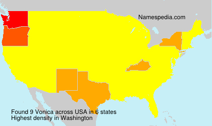 Surname Vonica in USA Surname Vonica in USA
