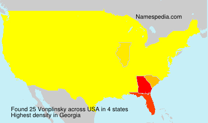 Surname Vonplinsky in USA Surname Vonplinsky in USA