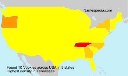 Surname Vookles in USA Surname Vookles in USA