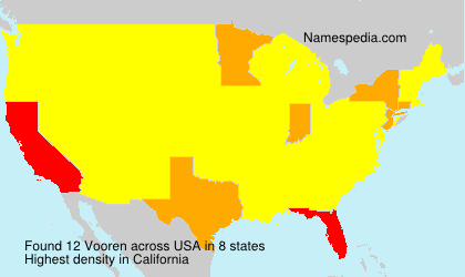 Surname Vooren in USA Surname Vooren in USA