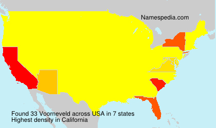 Surname Voorneveld in USA Surname Voorneveld in USA