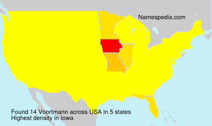Surname Voortmann in USA Surname Voortmann in USA