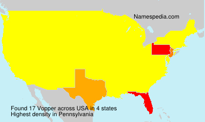 Surname Vopper in USA Surname Vopper in USA