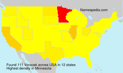 Surname Voracek in USA Surname Voracek in USA