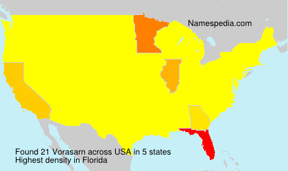 Surname Vorasarn in USA Surname Vorasarn in USA