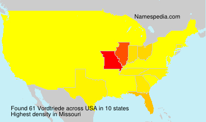 Surname Vordtriede in USA Surname Vordtriede in USA