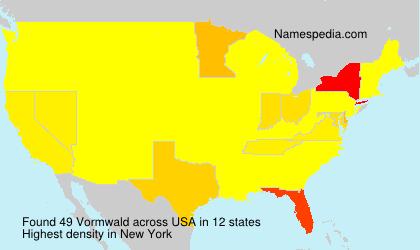 Surname Vormwald in USA Surname Vormwald in USA