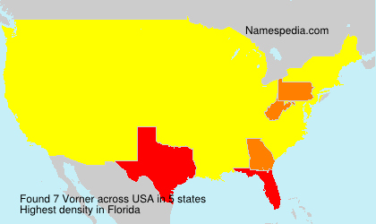 Surname Vorner in USA