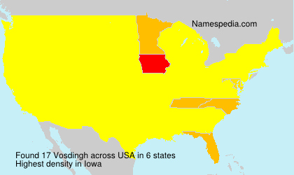 Surname Vosdingh in USA Surname Vosdingh in USA