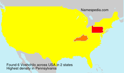 Surname Voshchilo in USA Surname Voshchilo in USA