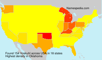 Surname Voskuhl in USA Surname Voskuhl in USA