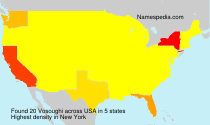 Surname Vosoughi in USA Surname Vosoughi in USA