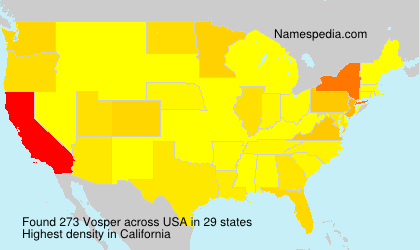 Surname Vosper in USA Surname Vosper in USA