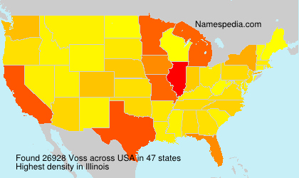 Surname Voss in USA Surname Voss in USA