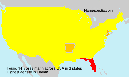 Surname Vosselmann in USA Surname Vosselmann in USA
