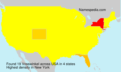 Surname Vosswinkel in USA Surname Vosswinkel in USA