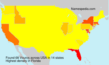 Surname Vouros in USA Surname Vouros in USA