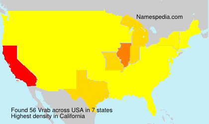 Surname Vrab in USA Surname Vrab in USA