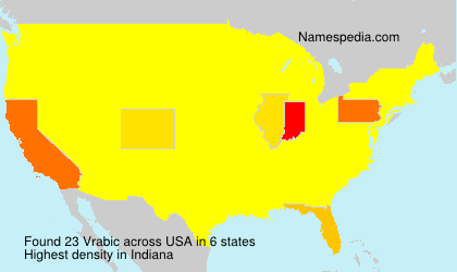 Surname Vrabic in USA Surname Vrabic in USA