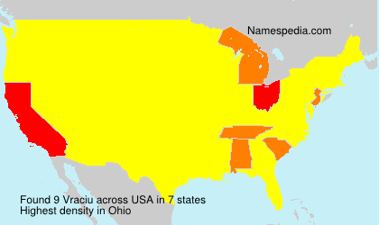Surname Vraciu in USA Surname Vraciu in USA