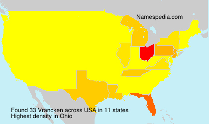 Surname Vrancken in USA Surname Vrancken in USA