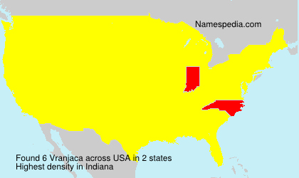 Surname Vranjaca in USA Surname Vranjaca in USA
