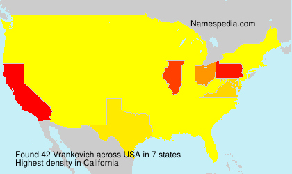 Surname Vrankovich in USA Surname Vrankovich in USA