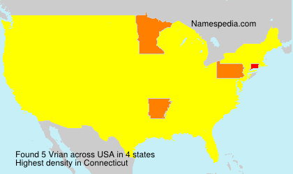 Surname Vrian in USA Surname Vrian in USA