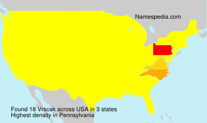 Surname Vrscak in USA Surname Vrscak in USA