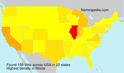 Surname Vrtis in USA Surname Vrtis in USA